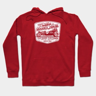 Little Saint Nick (White on Red) Hoodie